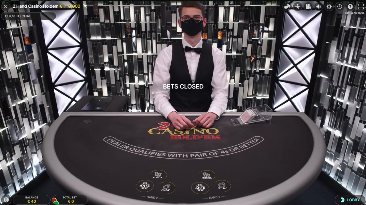 2-handed holdem casino
