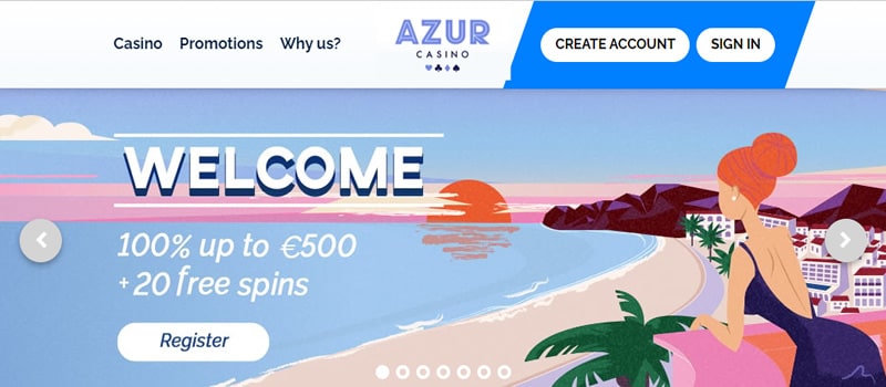 AZUR CASINO bonuses