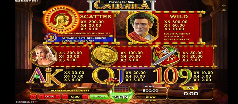Caligula GameArt