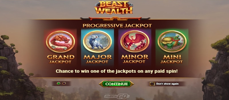 Beast of Wealth jackpot