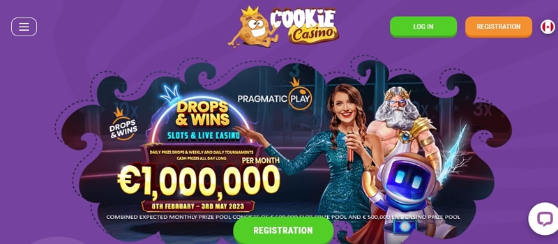 cookie casino jackpot