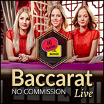 no commission live baccarat