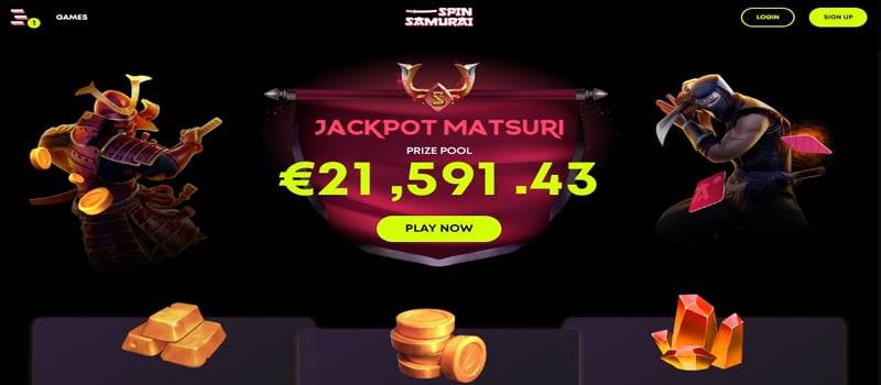 spin samurai jackpot